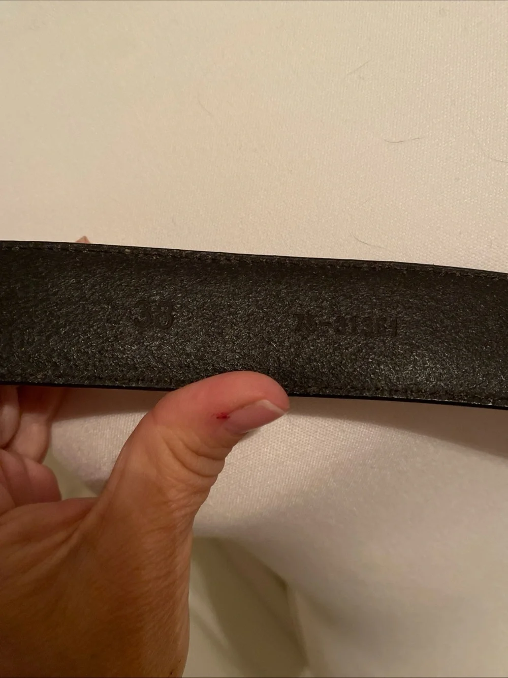 Men's Leather belt by Johnston and Murphy